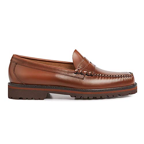 G.H. Bass & Co. Weejuns 90s Larson Penny Mid Brown Leder, Mittelbraun, 42.5 EU von G.H. Bass & Co.