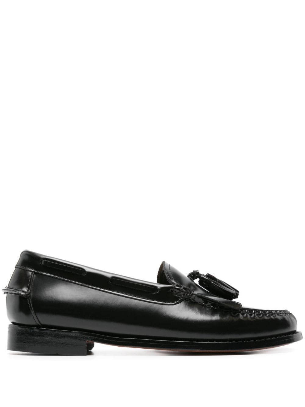 G.H. Bass & Co. Weejuns Esther Kiltie leather loafers - Schwarz von G.H. Bass & Co.