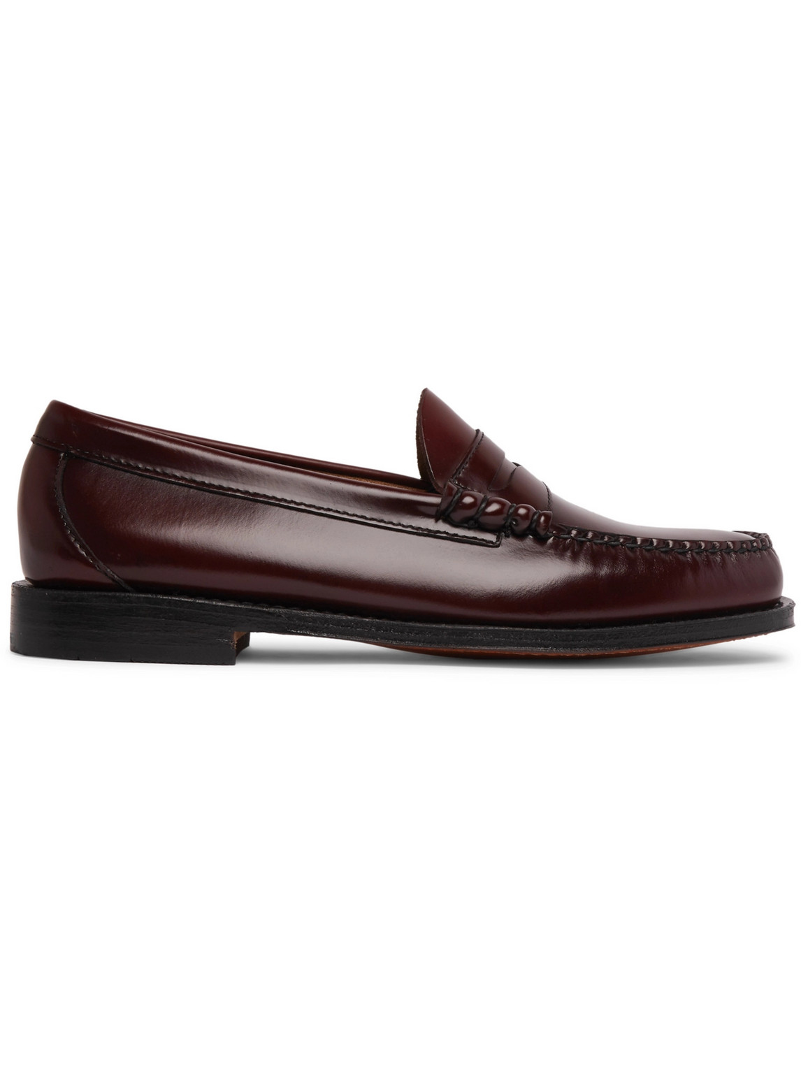 G.H. Bass & Co. - Weejuns Heritage Larson Leather Penny Loafers - Men - Burgundy - UK 10.5 von G.H. Bass & Co.
