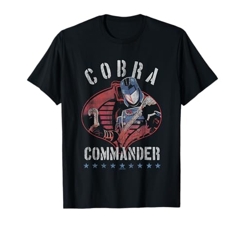 G.I. Joe Cobra Commander Vintage Action Man Logo T-Shirt G.I. Joe Cobra Commander Vintage Action Man Logo T-Shirt von G.I. Joe