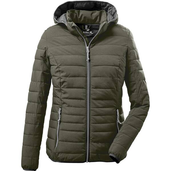 G.I.G.A. DX by killtec Damen Jacke Uyaka - Casual Funktionsjacke in Daunenoptik mit abzippbarer Kapuze von G.I.G.A. DX by killtec