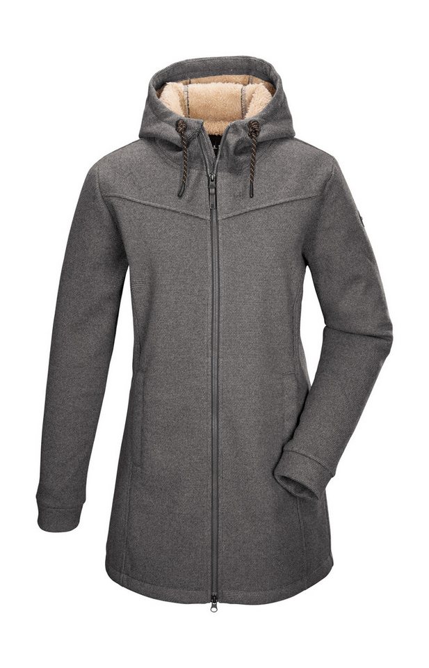 G.I.G.A. DX by killtec Fleecejacke GW 37 WMN KNTFLC PRK Strickfleeceparka mit Kapuze, Teddyfell, 2-Wege-Reißverschluss von G.I.G.A. DX by killtec