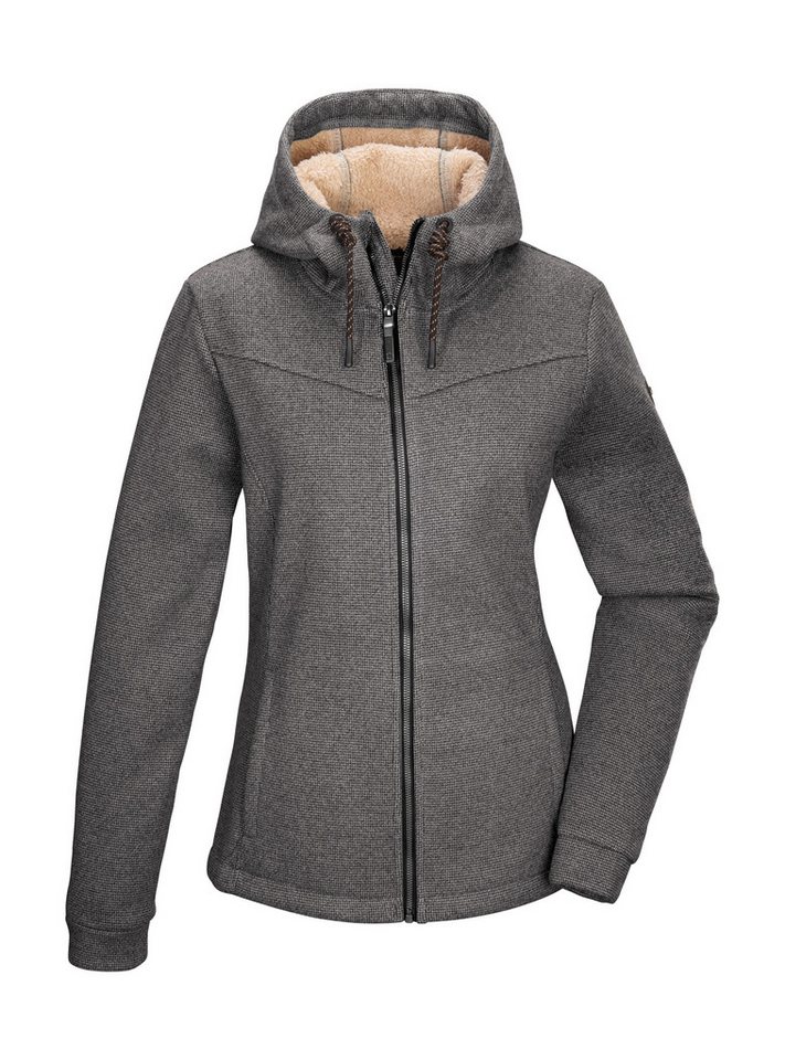 G.I.G.A. DX by killtec Fleecejacke GW 38 WMN KNTFLC JCKT Strickfleecejacke mit Teddyfutter, verstellbarer Kapuze, Kinnschutz von G.I.G.A. DX by killtec