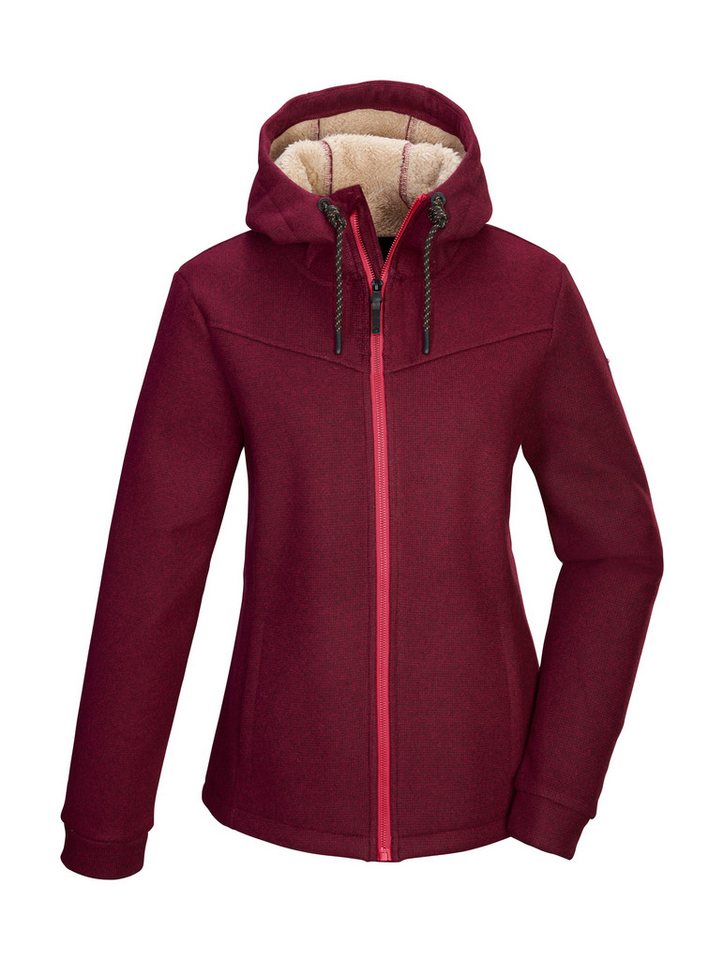 G.I.G.A. DX by killtec Fleecejacke GW 38 WMN KNTFLC JCKT Strickfleecejacke mit Teddyfutter, verstellbarer Kapuze, Kinnschutz von G.I.G.A. DX by killtec