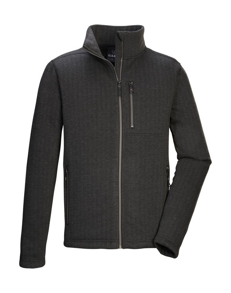 G.I.G.A. DX by killtec Fleecejacke GW 48 MN KNTFLC JCKT Strickfleecejacke mit Fischgrät-Optik, Zipper-Taschen, Kinnschutz von G.I.G.A. DX by killtec