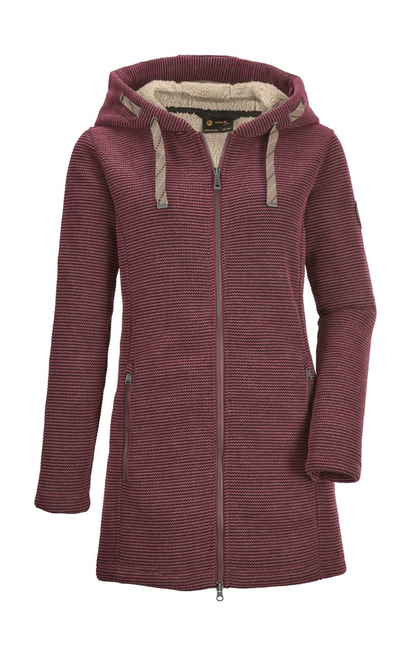 G.I.G.A. DX by killtec Fleecejacke "GW 54 WMN KNTFLC PRK", Windabweisender Damen Strickfleeceparka mit Kapuze und Fleecefutter von G.I.G.A. DX by killtec