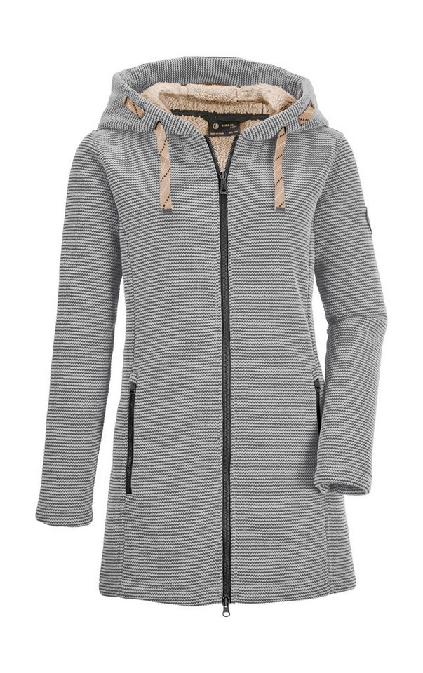 G.I.G.A. DX by killtec Fleecejacke GW 54 WMN KNTFLC PRK Windabweisender Damen Strickfleeceparka mit Kapuze und Fleecefutter von G.I.G.A. DX by killtec