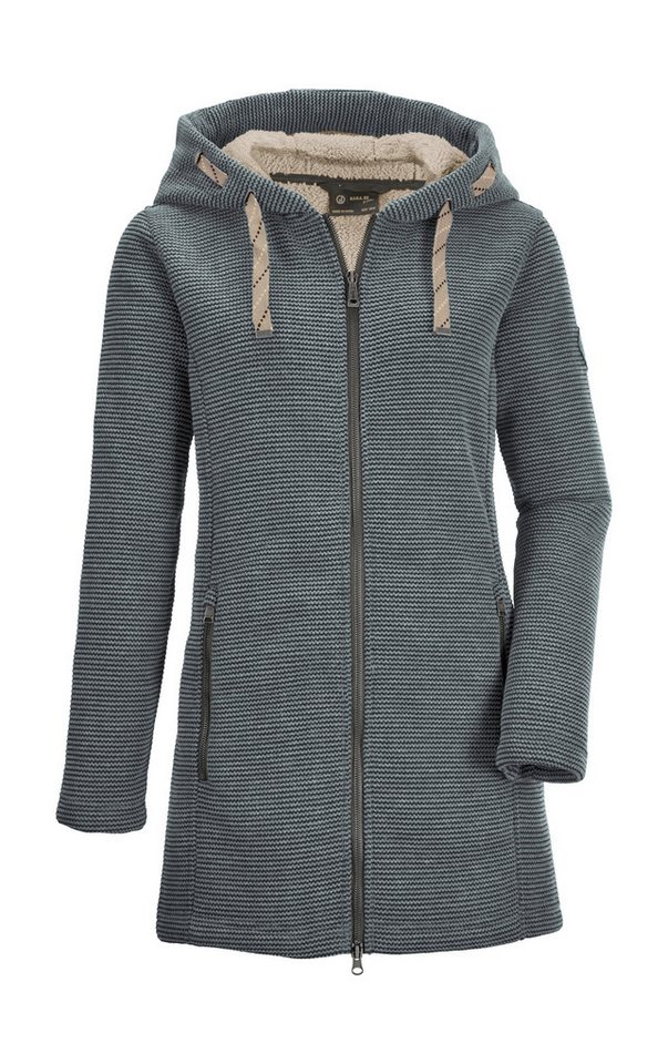 G.I.G.A. DX by killtec Fleecejacke GW 54 WMN KNTFLC PRK Windabweisender Damen Strickfleeceparka mit Kapuze und Fleecefutter von G.I.G.A. DX by killtec