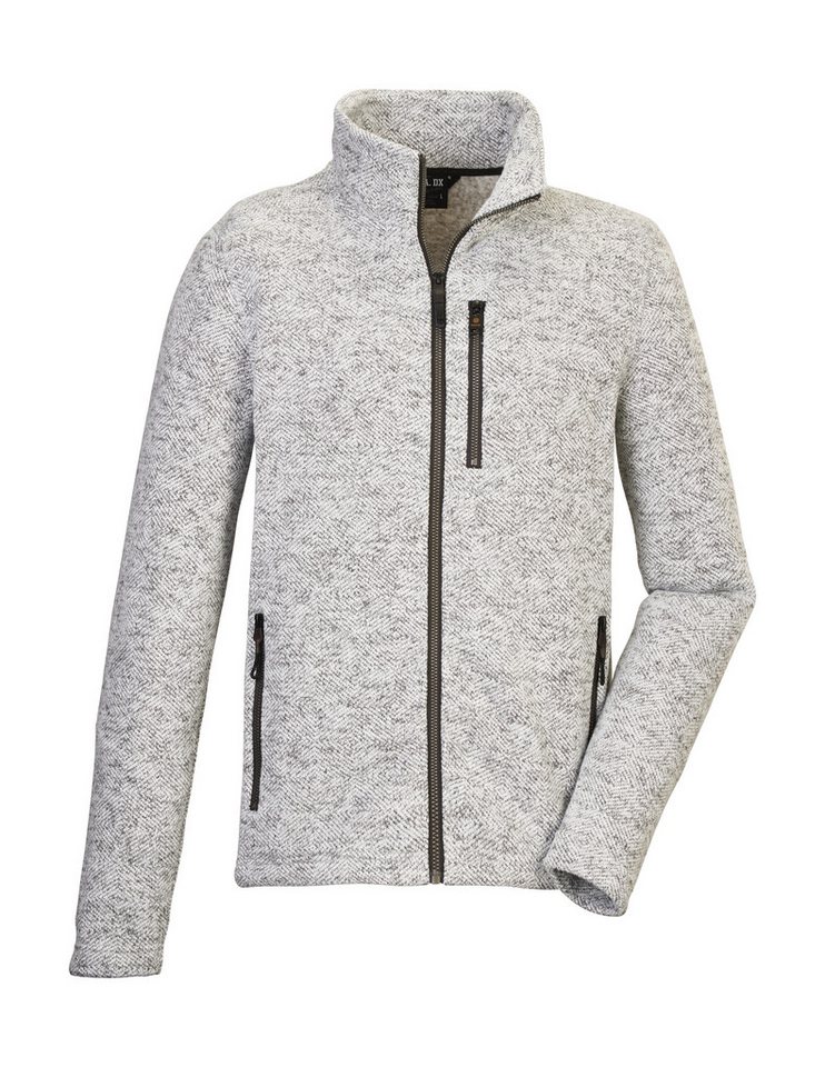 G.I.G.A. DX by killtec Fleecejacke GW 55 MN KNTFLC JCKT Zeitlose Strickfleecejacke, recyceltes Material, Taschen mit Zipper von G.I.G.A. DX by killtec