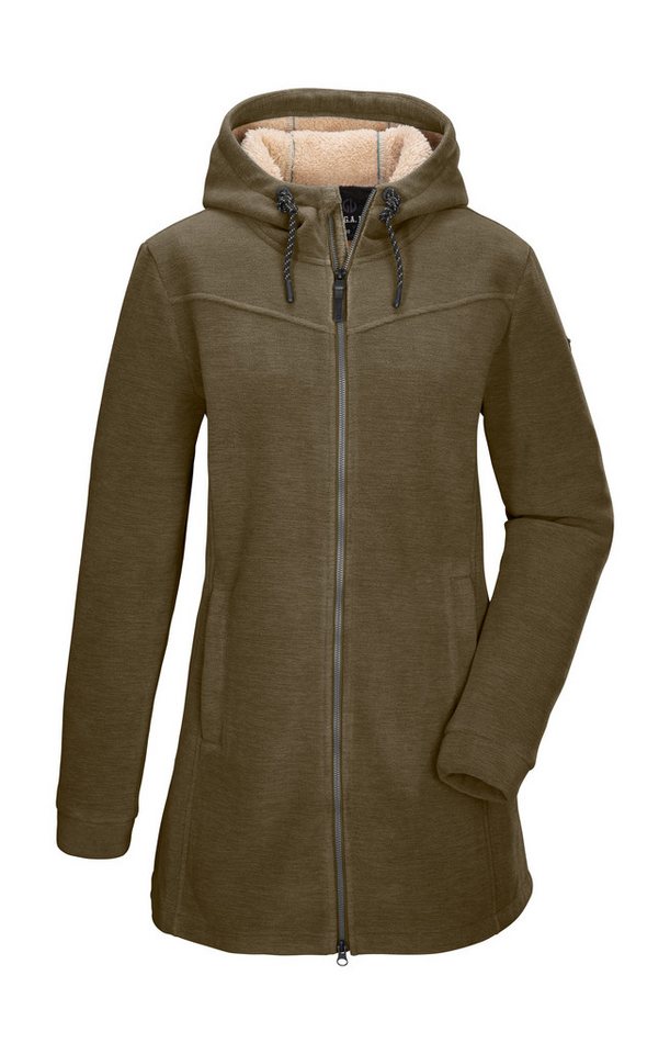 G.I.G.A. DX by killtec Fleecejacke GW 82 WMN FLC PRK Fleeceparka mit Teddyfell, 2-Wege-Reißverschluss, verstellbare Kapuze von G.I.G.A. DX by killtec