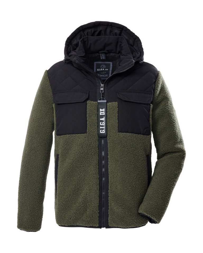 G.I.G.A. DX by killtec Funktionsjacke GW 130 MN JCKT Wasserabweisende Hybridjacke mit Teddy-Optik und abnehmbarem Logo von G.I.G.A. DX by killtec