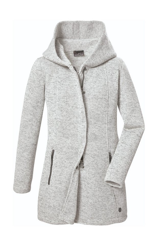G.I.G.A. DX by killtec Fleecejacke GW 75 WMN KNTFLC PRK Strickfleeceparka mit Kapuze, Melange-Optik, 2-Wege-Reißverschluss von G.I.G.A. DX by killtec