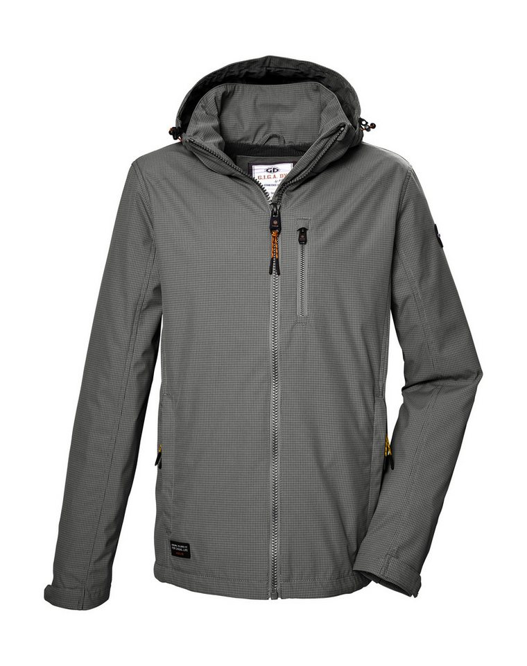 G.I.G.A. DX by killtec Softshelljacke GS 82 MN SFTSHLL JCKT Wasserabweisende, winddichte Herrenjacke mit abnehmbarer Kapuze von G.I.G.A. DX by killtec