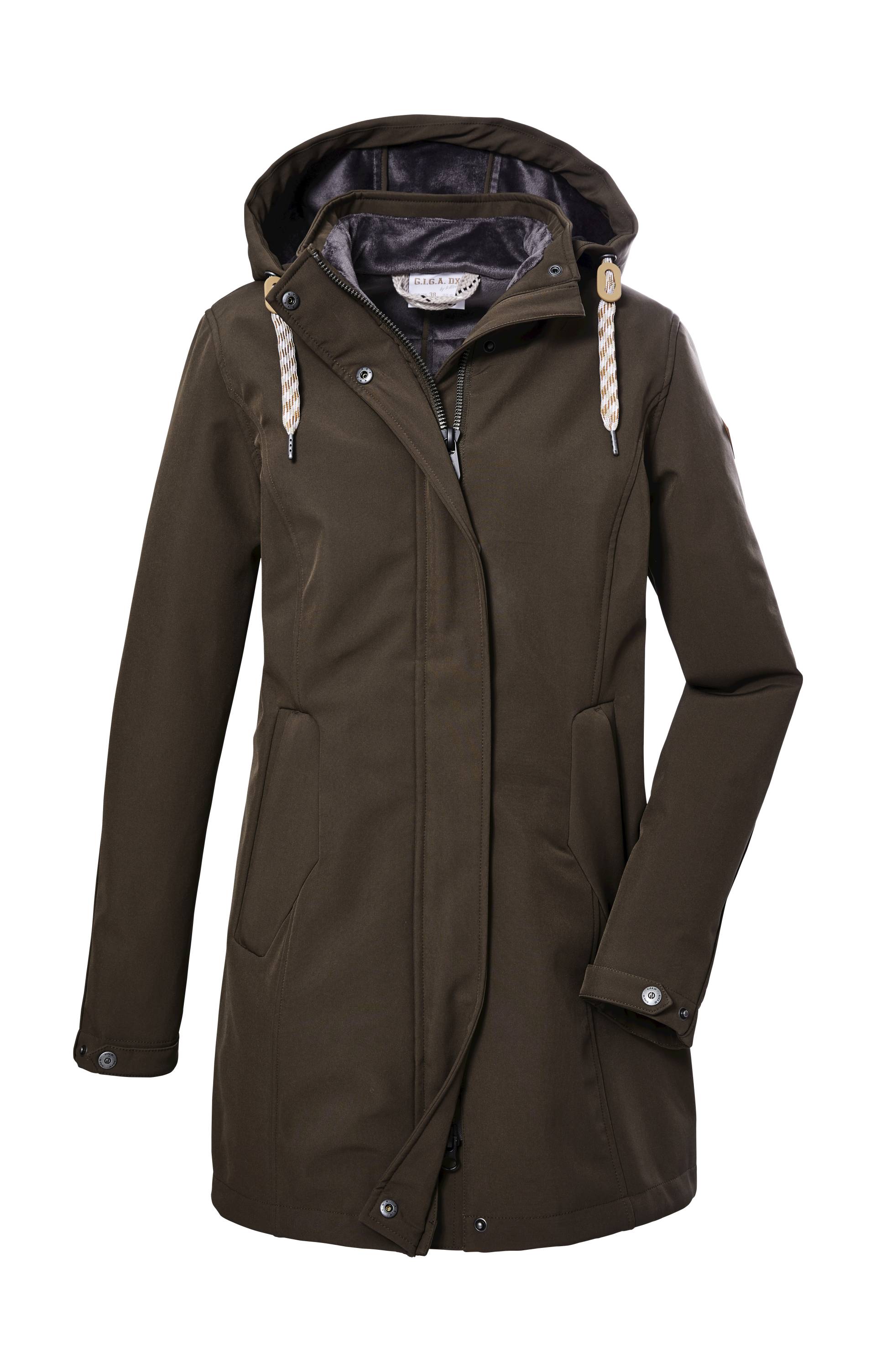 G.I.G.A. DX by killtec Softshellparka "GW 19 WMN SFTSHLL PRK", Wasser- und winddichter Damen Softshellparka mit Fleece-Futter G.I.G.A. DX by killtec Softshellparka "GW 19 WMN SFTSHLL PRK", Wasser- und winddichter Damen Softshellparka mit Fleece-Futter von G.I.G.A. DX by killtec