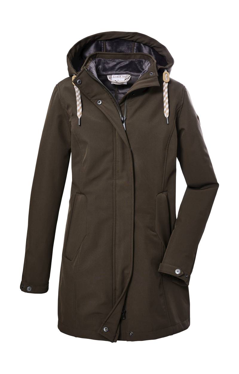 G.I.G.A. DX by killtec Softshellparka "GW 19 WMN SFTSHLL PRK", Wasser- und winddichter Damen Softshellparka mit Fleece-Futter von G.I.G.A. DX by killtec