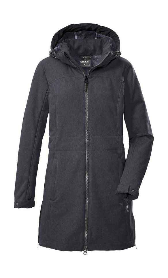 G.I.G.A. DX by killtec Softshellparka GW 34 WMN SFTSHLL PRK Wasser- und windabweisender Damen Softshellparka mit Fleecefutter von G.I.G.A. DX by killtec