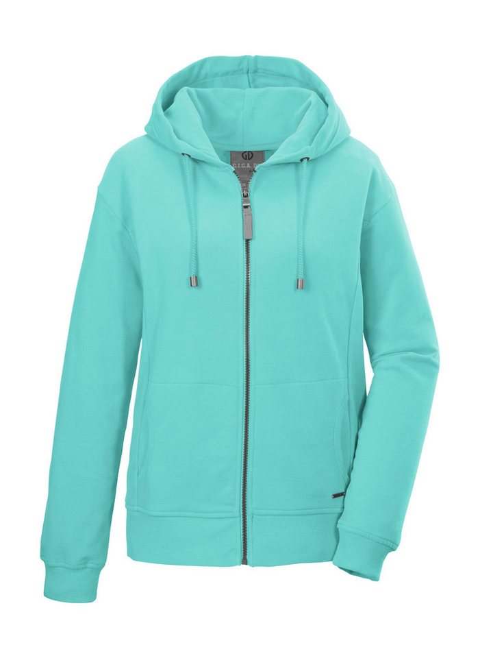 G.I.G.A. DX by killtec Sweatjacke GS 26 WMN SWT JCKT GOTS GOTS Bio-Baumwolle, Carbon-Finish, Kapuze, elastische Bündchen von G.I.G.A. DX by killtec