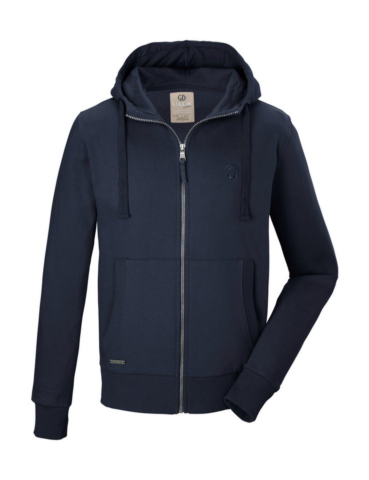 G.I.G.A. DX by killtec Sweatjacke GS 8 MN SWT JCKT GOTS GOTS-zertifizierte Bio-Baumwolle, Carbon-Finish, lässiger Look von G.I.G.A. DX by killtec