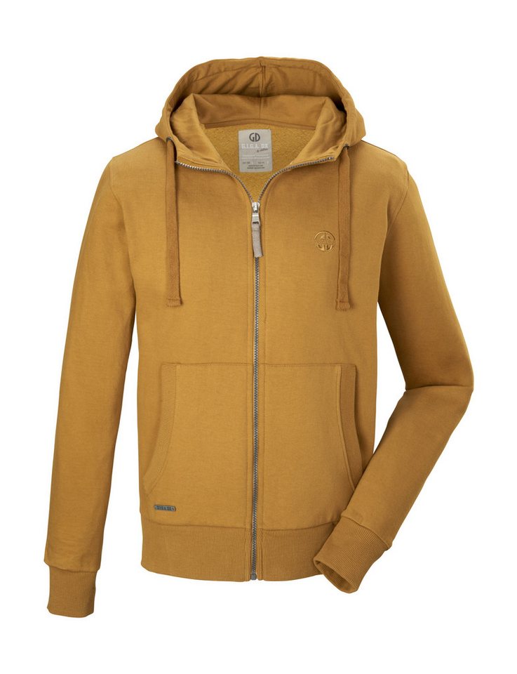 G.I.G.A. DX by killtec Sweatjacke GS 8 MN SWT JCKT GOTS GOTS-zertifizierte Bio-Baumwolle, Carbon-Finish, lässiger Look von G.I.G.A. DX by killtec