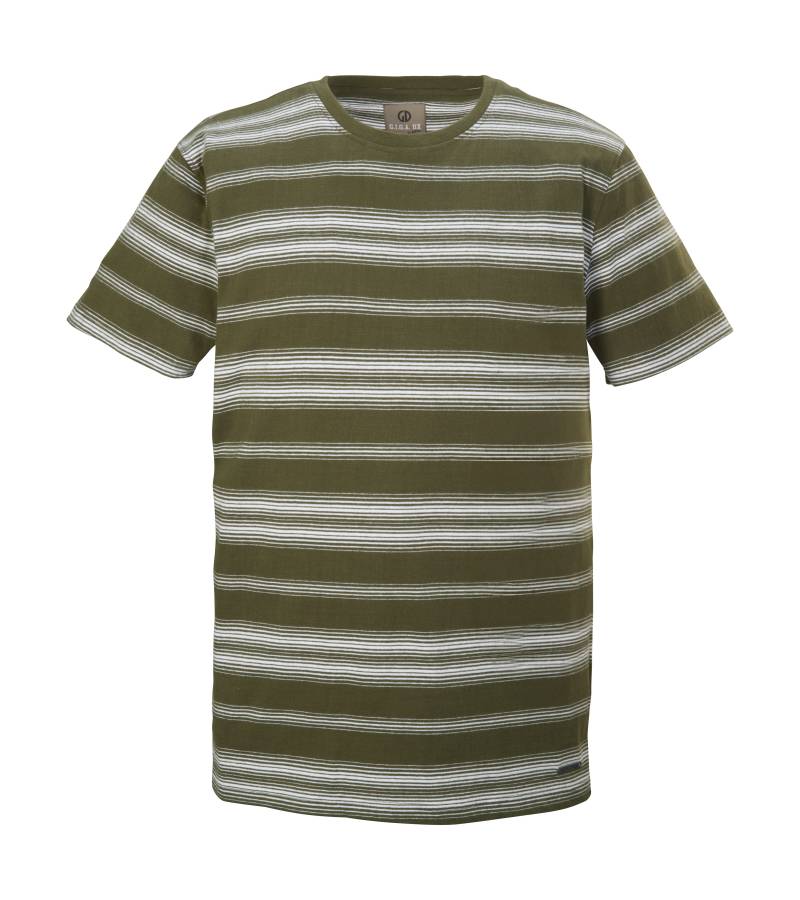 G.I.G.A. DX by killtec T-Shirt "GS 3 MN TSHRT GOTS" Gestreiftes Herren T-Shirt aus GOTS-Bio-Baumwolle, Carbon-Finish von G.I.G.A. DX by killtec