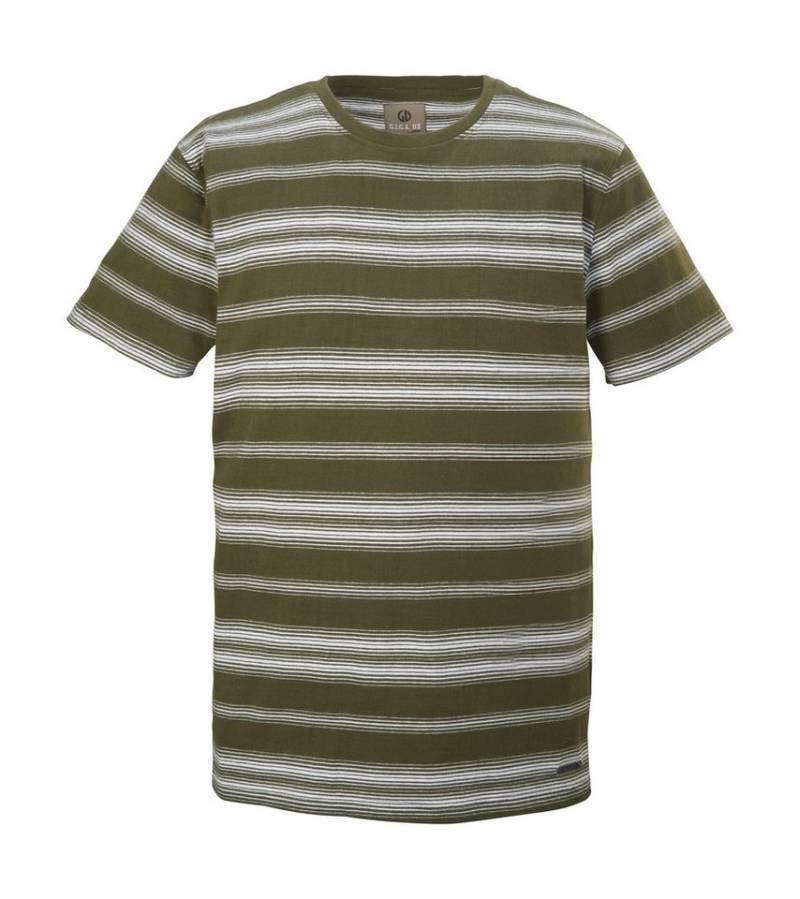 G.I.G.A. DX by killtec T-Shirt GS 3 MN TSHRT GOTS Gestreiftes Herren T-Shirt aus GOTS-Bio-Baumwolle, Carbon-Finish von G.I.G.A. DX by killtec