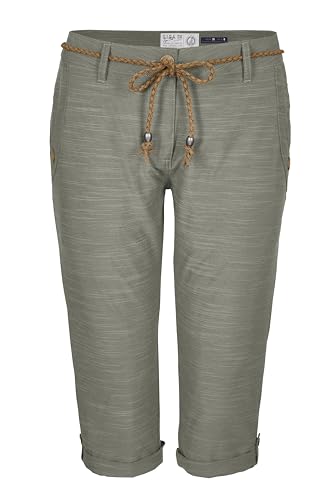 G.I.G.A. DX Damen GS 93 WMN PNTS Caprihose/Shorts mit Gürtel, helloliv, 38 von G.I.G.A. DX