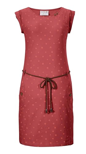 G.I.G.A. DX Damen GS 99 WMN DRSS Kleid mit Gürtel, dunkelkoralle, 36 von G.I.G.A. DX