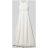 G.O.L. Abendkleid mit Zierperlenbesatz in Offwhite, Größe 164 von G.O.L.