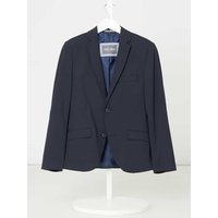 G.O.L. Slim Fit 2-Knopf-Sakko mit paspelierten Pattentaschen in Marine, Größe 170 von G.O.L.