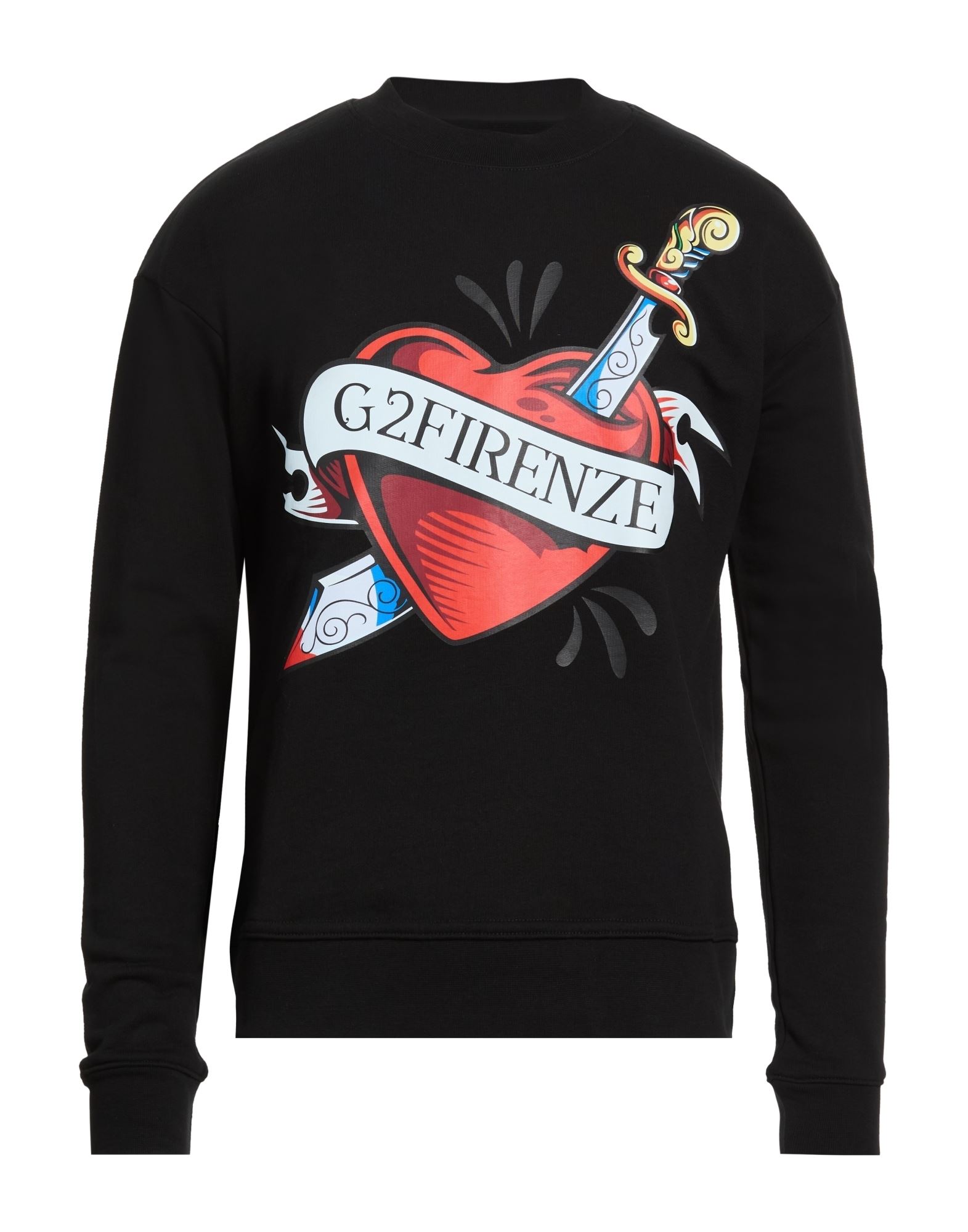 G2FIRENZE Sweatshirt Herren Schwarz von G2FIRENZE
