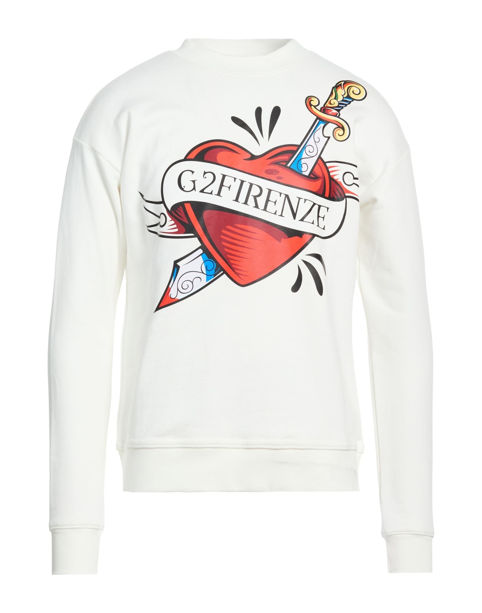 G2FIRENZE Sweatshirt Herren Weiß von G2FIRENZE
