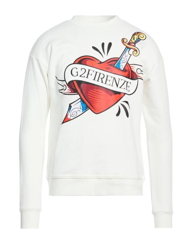 G2FIRENZE Sweatshirt Herren Weiß von G2FIRENZE