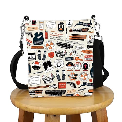G2TUP AFTG inspirierte Geschenkbuch-Fan-Crossbody-Tasche, Lese-Reisetasche, Buch-Merch, X, Umhängetasche von G2TUP