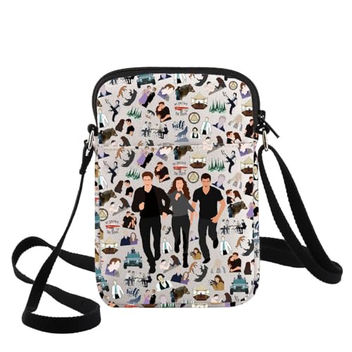 G2TUP Edward Cullen Inspired Crossbody Bag Edward Cullen & Bella Swan Fans Geschenk Film Charakter Umhängetasche Carlie Merch, Hey Don't Hate Cb von G2TUP