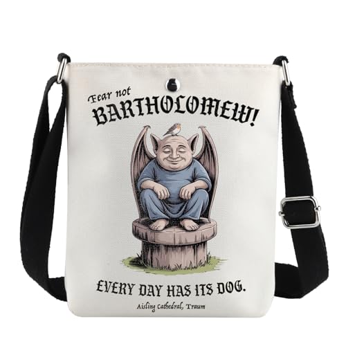 G2TUP Fantasy Book Crossbody Bag Fear Not Everyday Had It's Dog Gifts Book Lover Umhängetasche, Barth Lomew Cb, Western von G2TUP