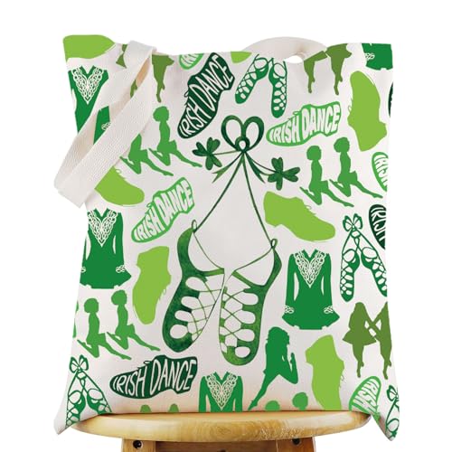G2TUP Irish Dancer Tote Bag Dance Lover Gift Irish Dancing Shoulder Bag Irish Dance Teacher Merch (Irish Dancer TG) von G2TUP