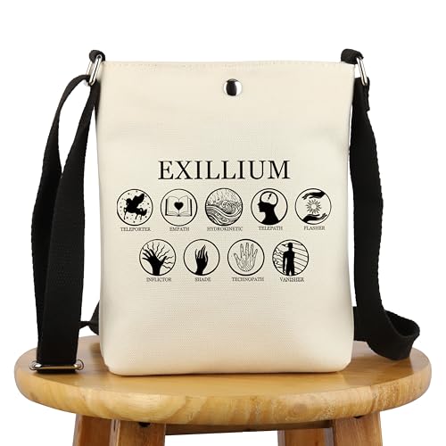 G2TUP Exillium Umhängetasche mit Buchmotiv, Exillium X von G2TUP