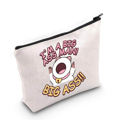 G2TUP Kosmetiktasche mit Katzen-Cartoon-inspiriertem Geschenk, großer Arsch, für Katzenliebhaber, Big Ass Man MB, Buchhalter-Definition Mb von G2TUP