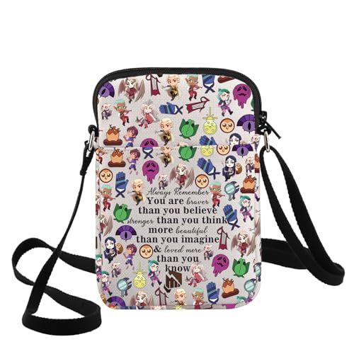 G2TUP Luz Noceda Crossbody Bag Eda & Luz Fans Geschenk You Are Braver Stronger Than You Know Umhängetasche Amity Blight Merch, Braver Bird Cb, Umhängetasche von G2TUP