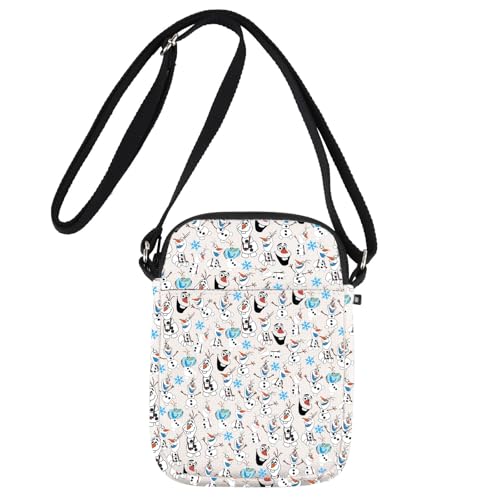 G2TUP Olaf Umhängetasche - Schneemann Cb, Canvas, Unisex, Crossbody, 21,6 x 14,5 x 0,99 cm von G2TUP