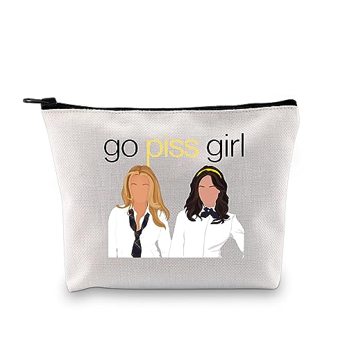 G2TUP TV-Show-inspiriertes Geschenk Go Piss Girl Make-up-Tasche Blair und Serena Kosmetiktasche Jugend Idol Drama Liebhaber Geschenk TV Show Merch, Gehen Piss Mädchen MB von G2TUP