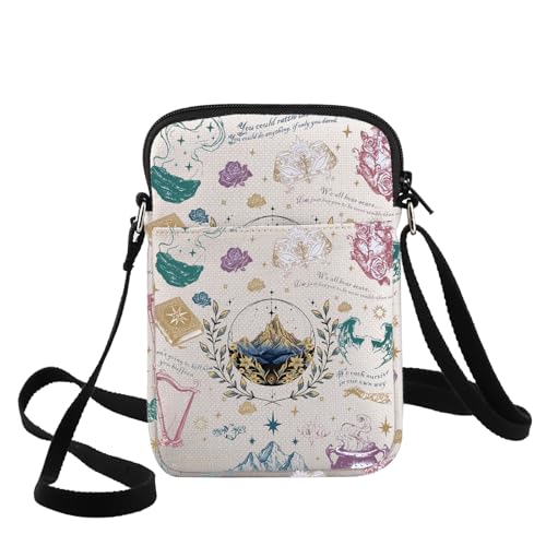 G2TUP City Of Starlight Umhängetasche für Nachtbücher, Geschenk, Sie könnten Rasseln Nacht Court Umhängetasche Bookish Merch, You Could Rattle Cb von G2TUP