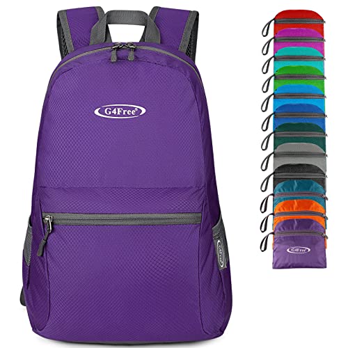 G4Free 20L leichte packbare Rucksack Reise Tagesrucksack faltbar Rucksack für Männer Frauen von G4Free