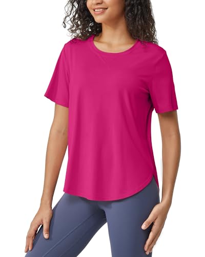 G4Free Activewear T-Shirts für Damen Sportshirt Kurzarm Leichte Yoga Sport Top Atmungsaktiv Laufshirt für Fitness Trainieren Wandern G4Free Activewear T-Shirts für Damen Sportshirt Kurzarm Leichte Yoga Sport Top Atmungsaktiv Laufshirt für Fitness Trainieren Wandern von G4Free