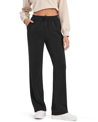 G4Free Jogginghose Damen Yogahose Sporthose Lang Weitem Bein Kordelzug Trainingshose Lose Lounge bequem Freizeithose mit Taschen G4Free Jogginghose Damen Yogahose Sporthose Lang Weitem Bein Kordelzug Trainingshose Lose Lounge bequem Freizeithose mit Taschen von G4Free