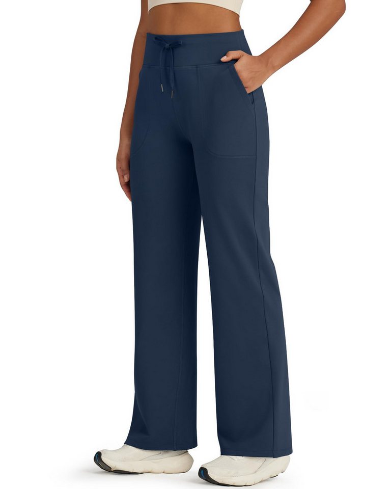 G4Free Jogginghose G4Free Damen Freizeithose Weite Hose mit Fleecefutter Arbeitshose mit Kordelzug Winter, warm, mit Taschen G4Free Jogginghose G4Free Damen Freizeithose Weite Hose mit Fleecefutter Arbeitshose mit Kordelzug Winter, warm, mit Taschen von G4Free