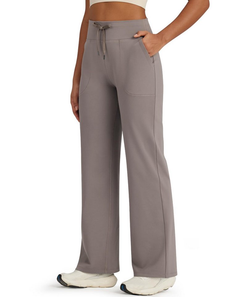 G4Free Jogginghose G4Free Damen Freizeithose Weite Hose mit Fleecefutter Arbeitshose mit Kordelzug Winter, warm, mit Taschen G4Free Jogginghose G4Free Damen Freizeithose Weite Hose mit Fleecefutter Arbeitshose mit Kordelzug Winter, warm, mit Taschen von G4Free