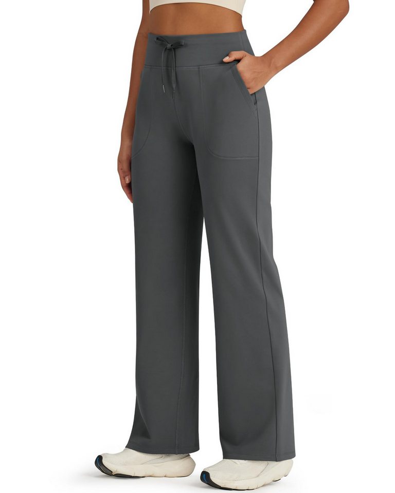 G4Free Jogginghose G4Free Damen Freizeithose Weite Hose mit Fleecefutter Arbeitshose mit Kordelzug Winter, warm, mit Taschen G4Free Jogginghose G4Free Damen Freizeithose Weite Hose mit Fleecefutter Arbeitshose mit Kordelzug Winter, warm, mit Taschen von G4Free