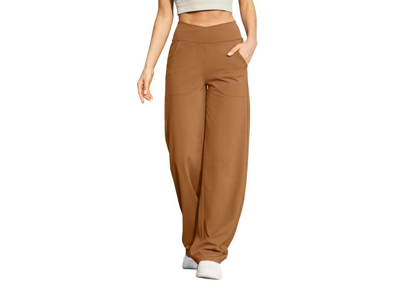 G4Free Jogginghose G4Free Damen Weite Hose Yogahose Hohe Taille Jogginghose mit Taschen G4Free Jogginghose G4Free Damen Weite Hose Yogahose Hohe Taille Jogginghose mit Taschen von G4Free