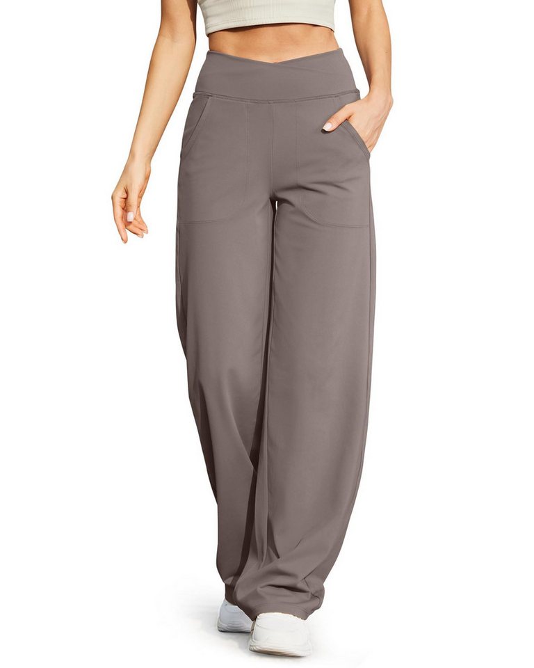 G4Free Jogginghose G4Free Damen Weite Hose Yogahose Hohe Taille Jogginghose mit Taschen G4Free Jogginghose G4Free Damen Weite Hose Yogahose Hohe Taille Jogginghose mit Taschen von G4Free